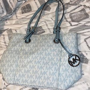 Michael kors baby blue bag